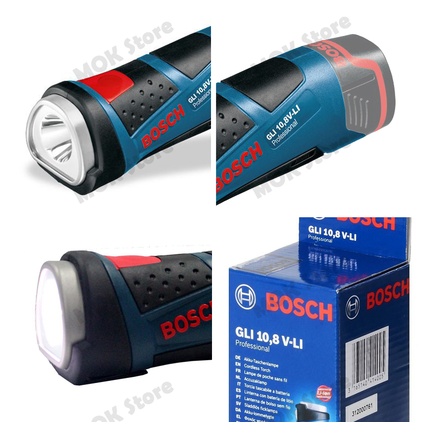Bosch GLI 10.8VLi Liion Flashlight Torch Cordless Work Light